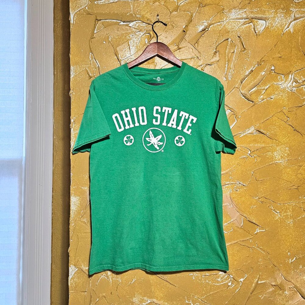 OSU Ohio State Buckeye’s Irish St. Patty’s Day Green Size Medium